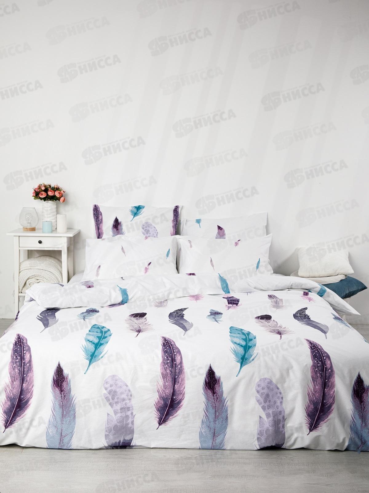 Комплект постельного белья 1,5сп Поплин НН Стилус 70557-1+70558-1