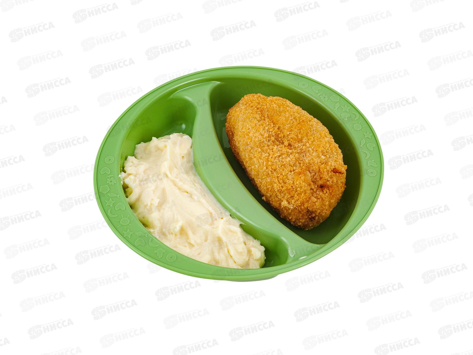 Тарелка детская Lalababy 2-х секц Фисташковая  LA110012050