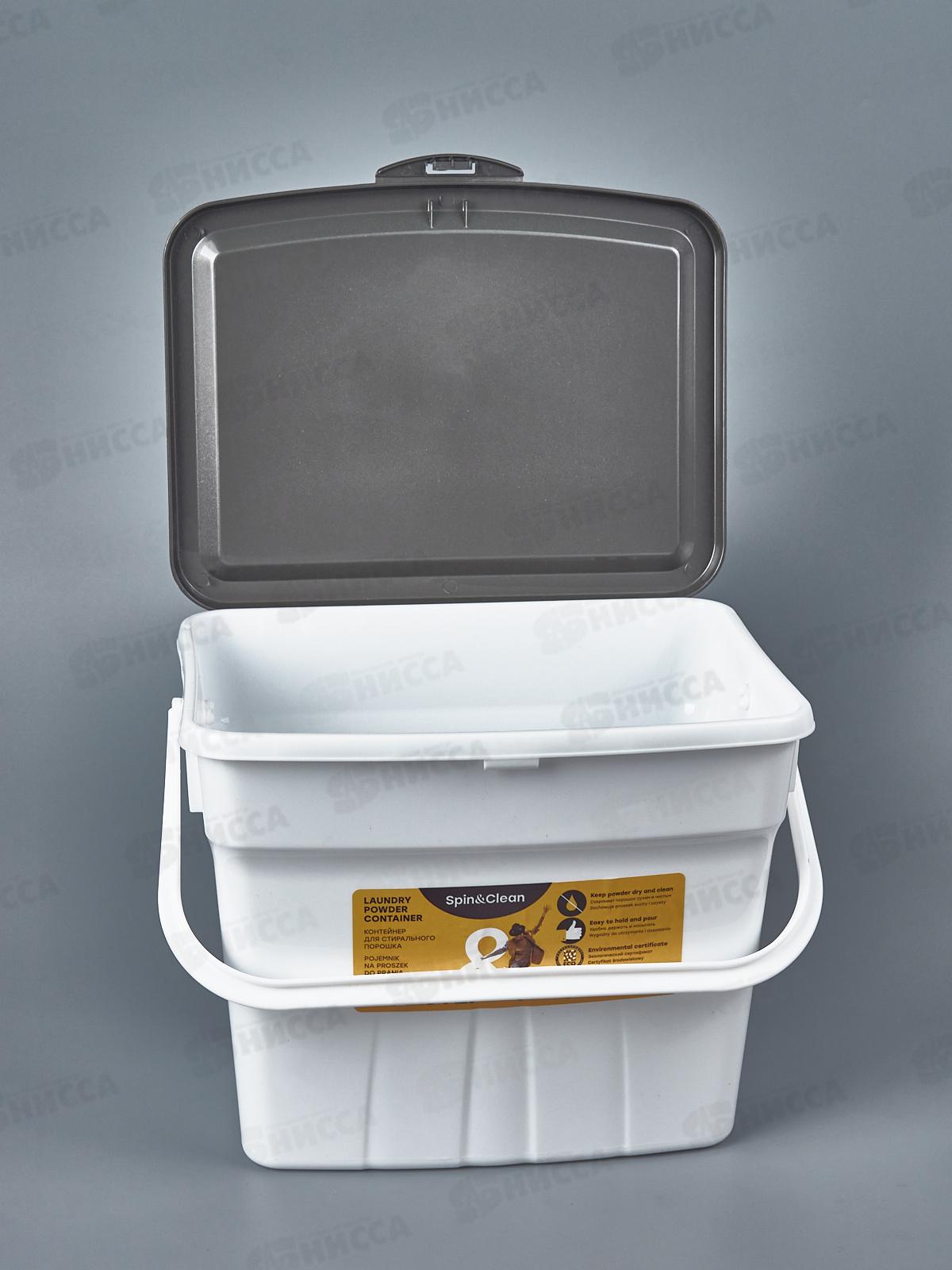 Контейнер для стирального порошка 4,5л Степ антрацит SC140610003