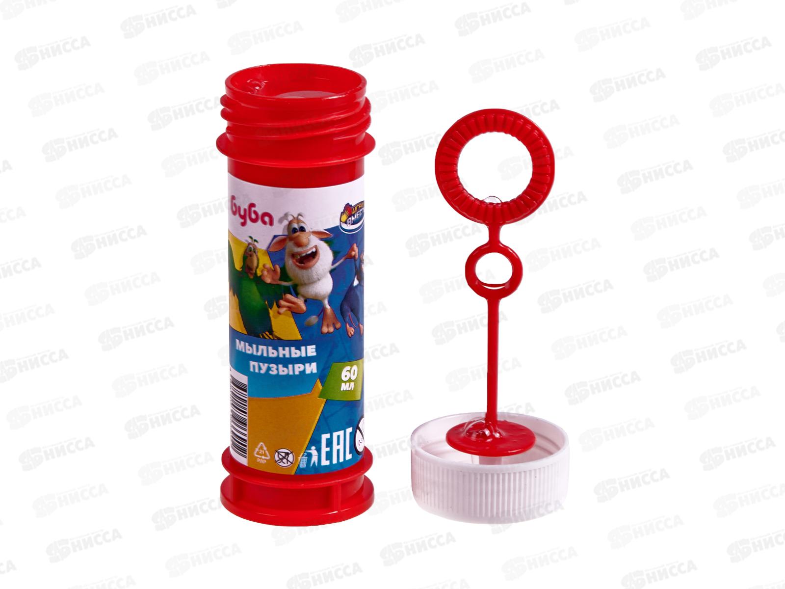 Мыльные пузыри &quotИграем вместе&quot &quotБуба&quot 60мл 01049-60ЭД *36