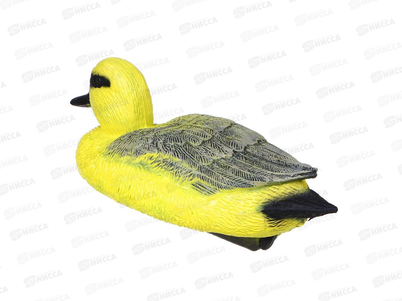 Фигура садовая &quotУтка&quot желтая 30*13*12см 162-191 г