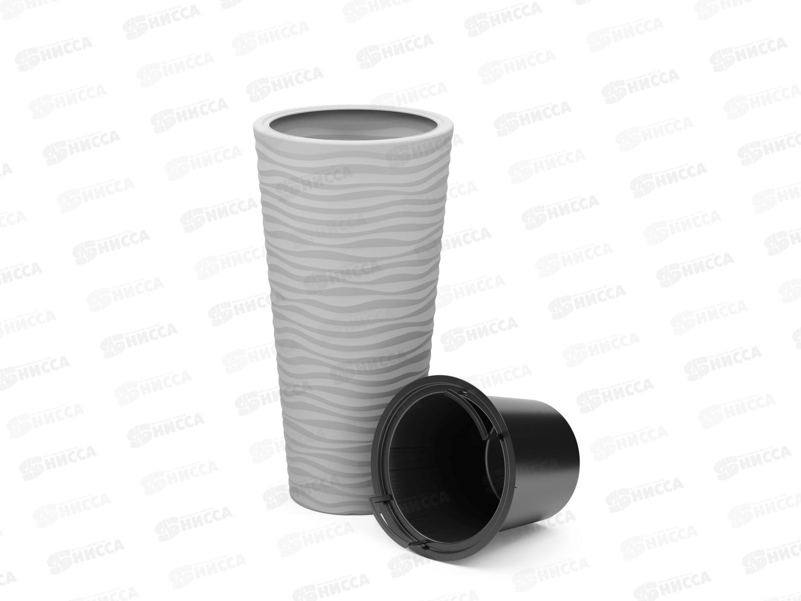 Кашпо Оазис 43л Серый М8079 *2