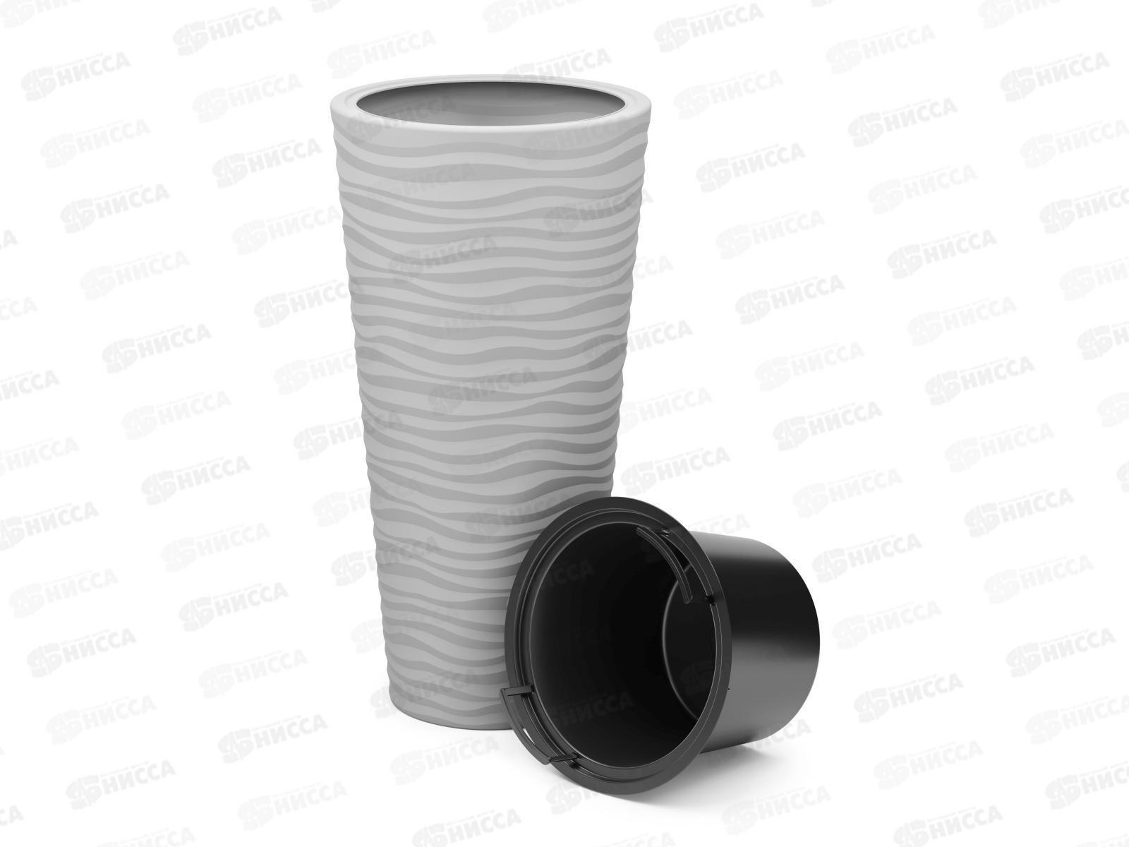 Кашпо Оазис 63л Серый М8082 *2