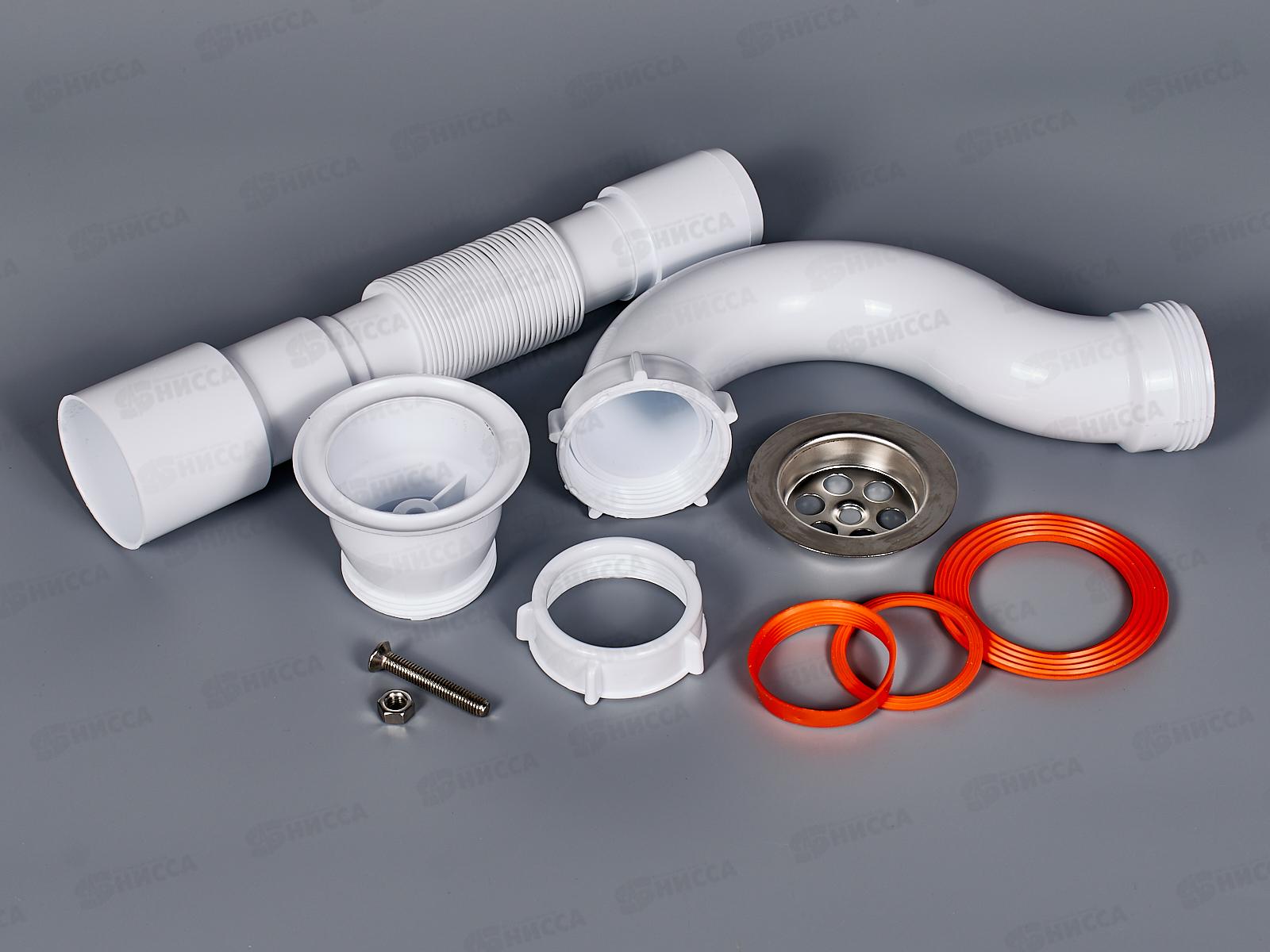 Сифон СД-О для душ. поддона округлый