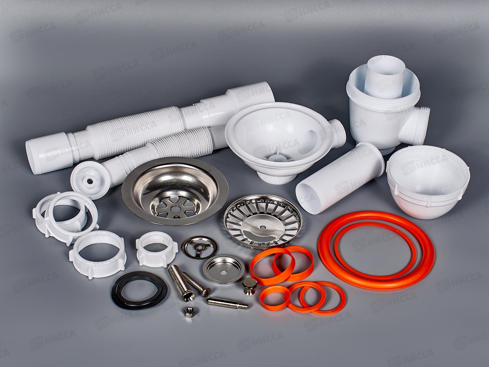 Сифон СЕМ-К для мойки 3 1/2 (круглый перелив)