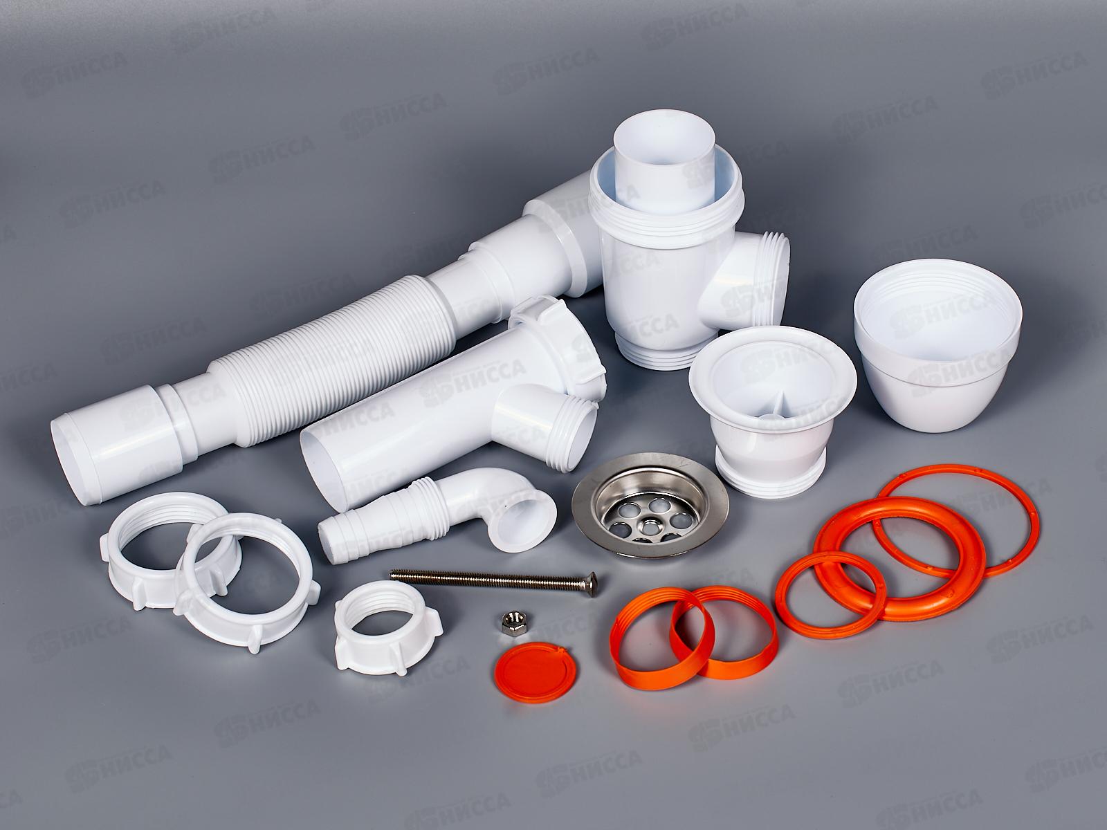 Сифон СУ-03 для умывальника (с выходом под стиральную машину) *35