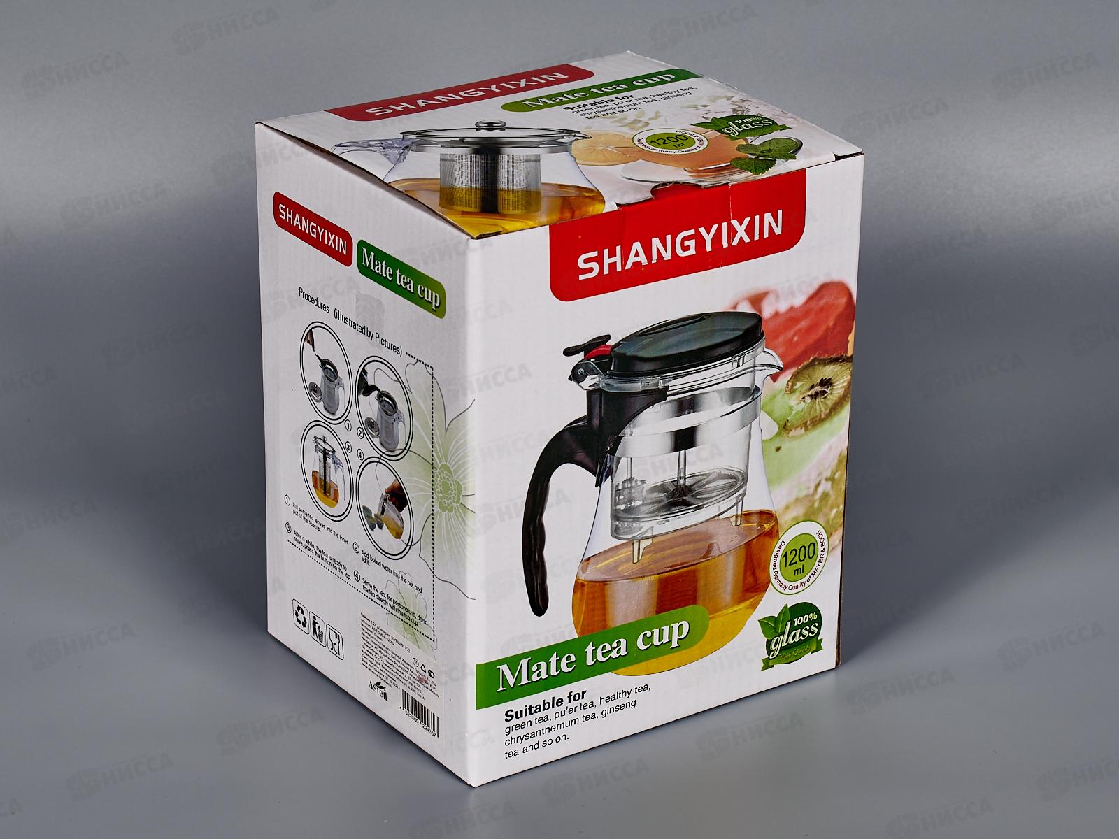 Чайник 1,2л заварочный  AST-006-P-1200Z *36