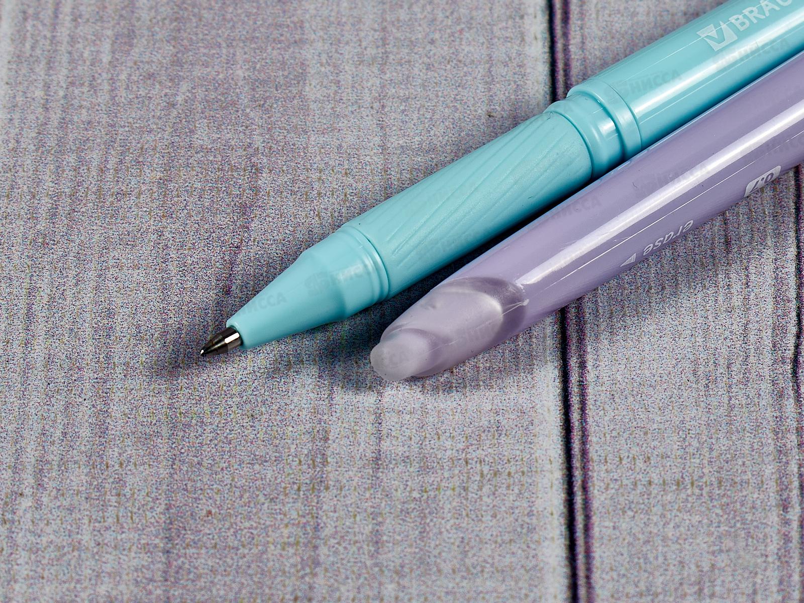 Ручка пишет-стирает  BRAU синяя, гель,143953 0.7мм *24