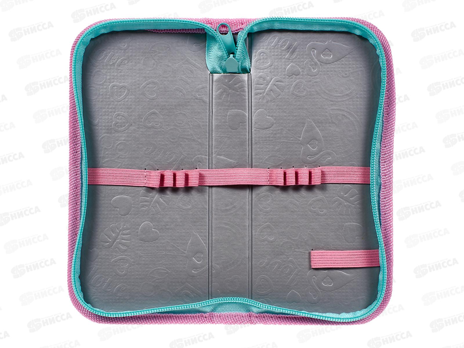 Пенал ПЧЕЛКА 1отд., Мишка с девочкой 2023 190*90, ПО-03 *40