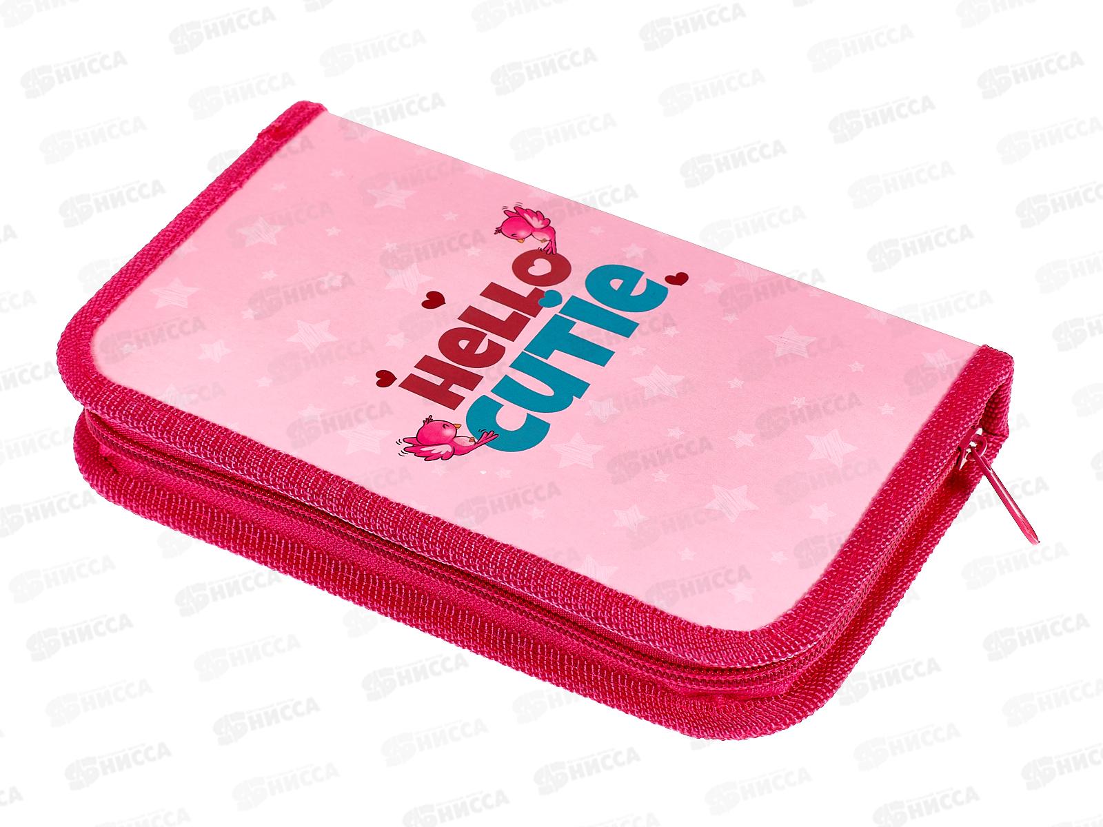 Пенал ПЧЕЛКА 1отд., Soft Hello cutie 2023 190*115, ПО-021 *30