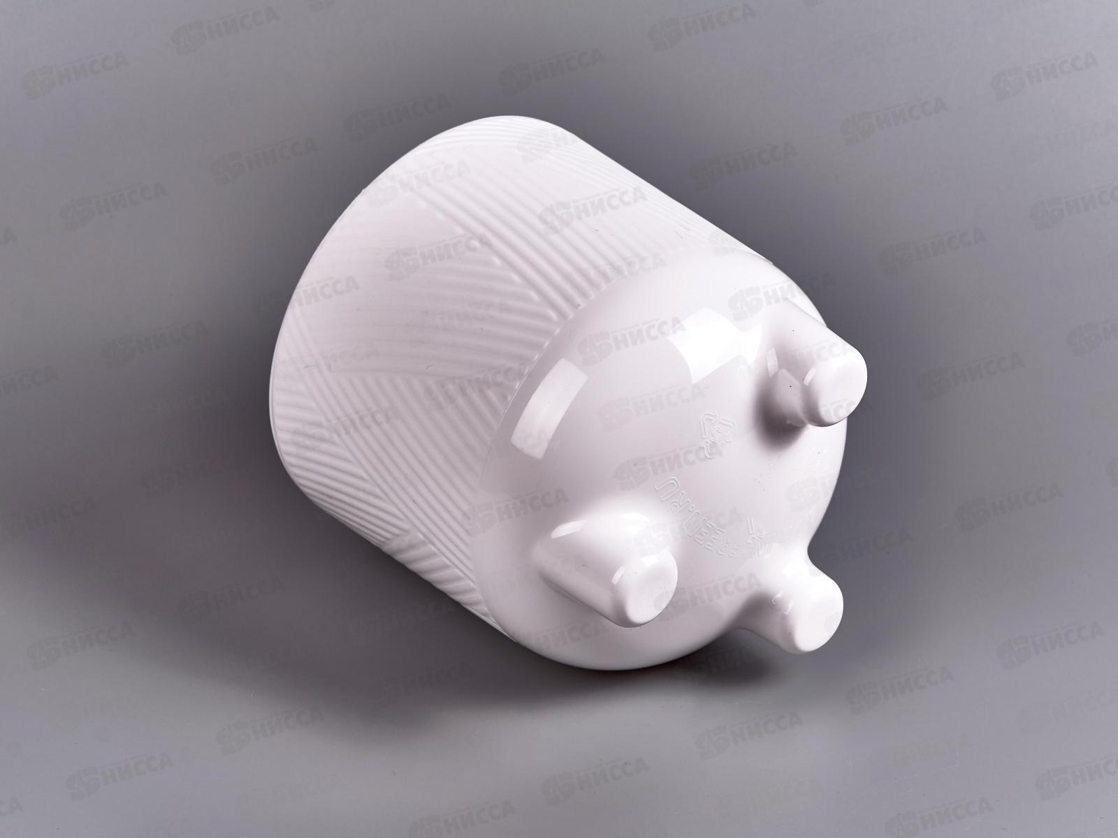 Горшок для цветов Фита 1,45л Белый (с вкладкой) д.13  *15