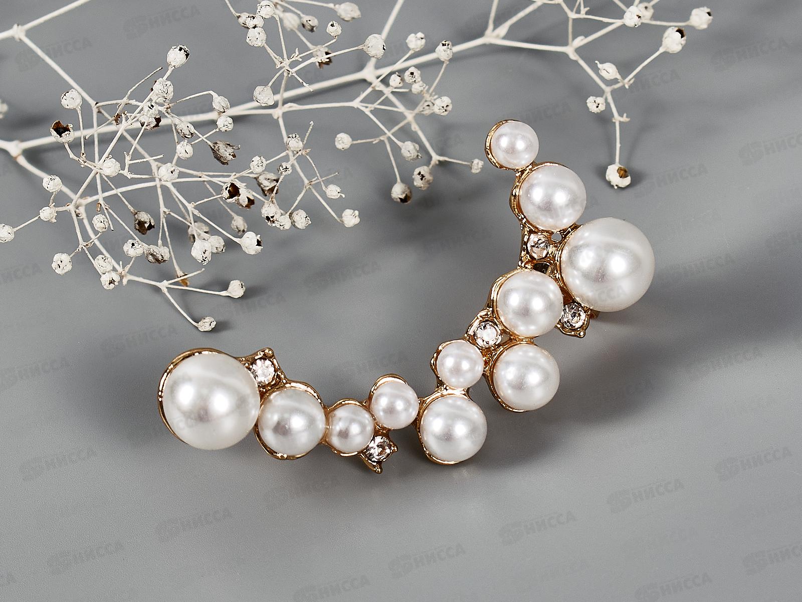 Серьги &quotКаффа&quot жемчужное сокровище 6257849 *6