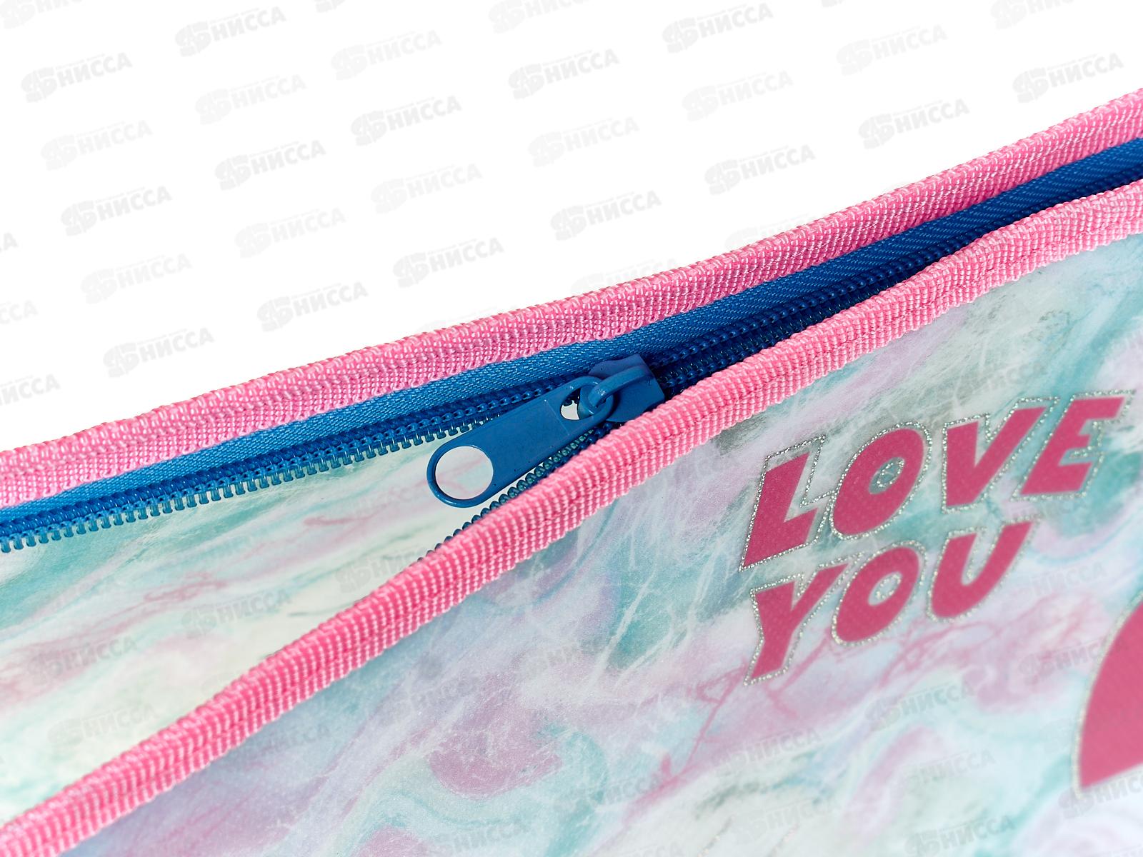 Папка  для тетрадей deVente Seal А4 молния сверху. 8056397