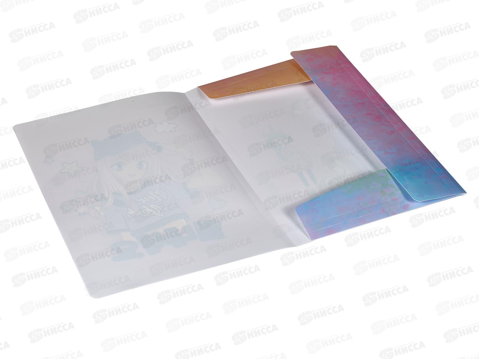 Папка на резинке deVente Manga Girl А4 400 мкр 3070303 *12