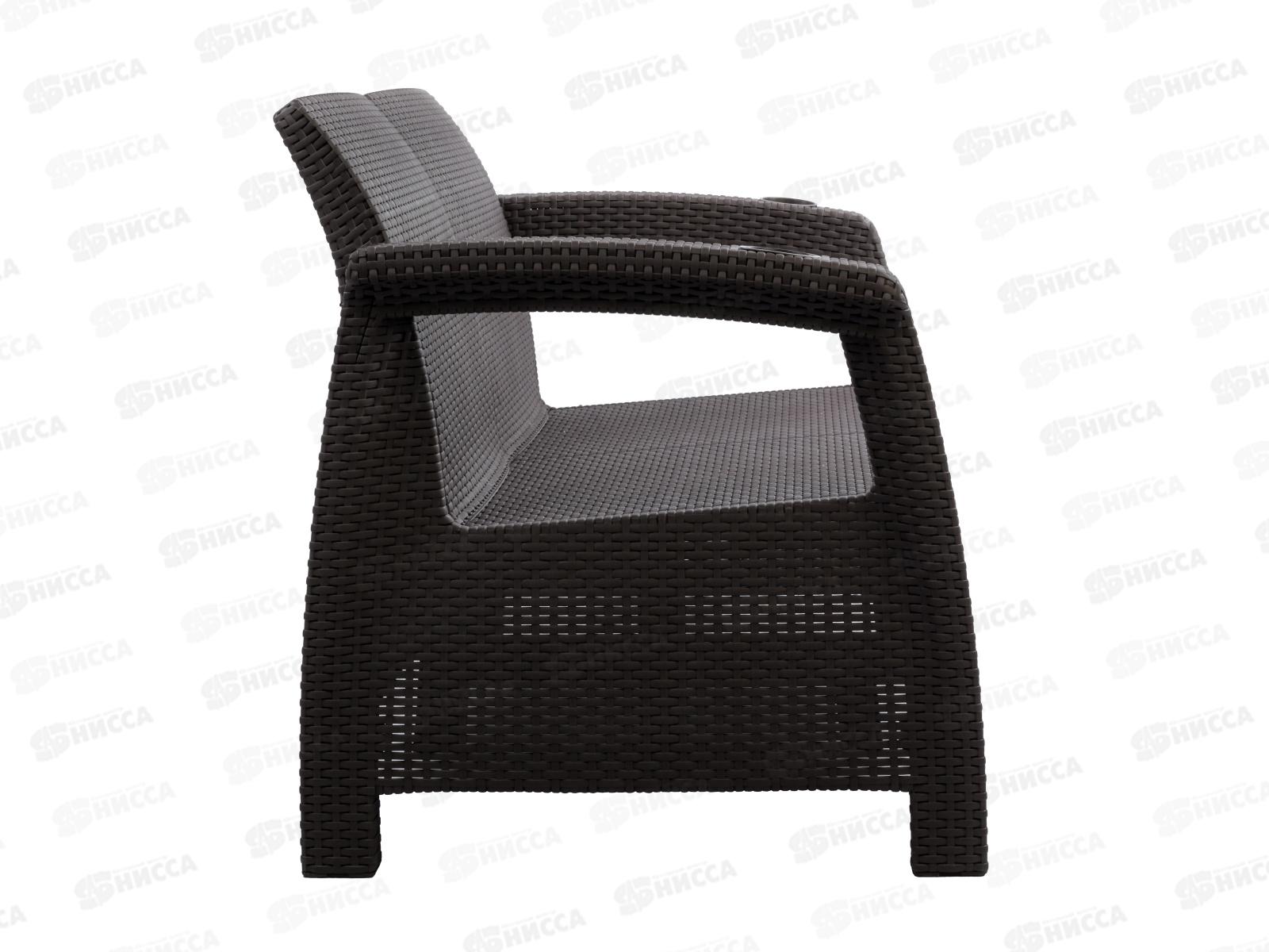 Диван &quotРотанг-плюс&quot 1270*700*790мм мокко М8837 *1