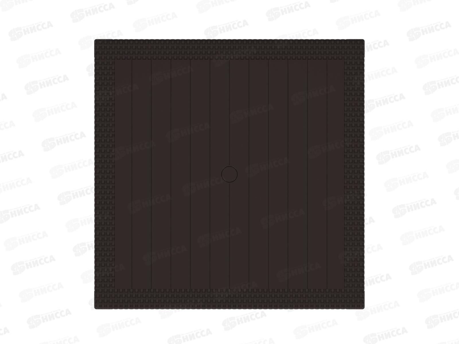 Стол &quotРотанг-плюс&quot 940*940*740мм мокко М8842 *1