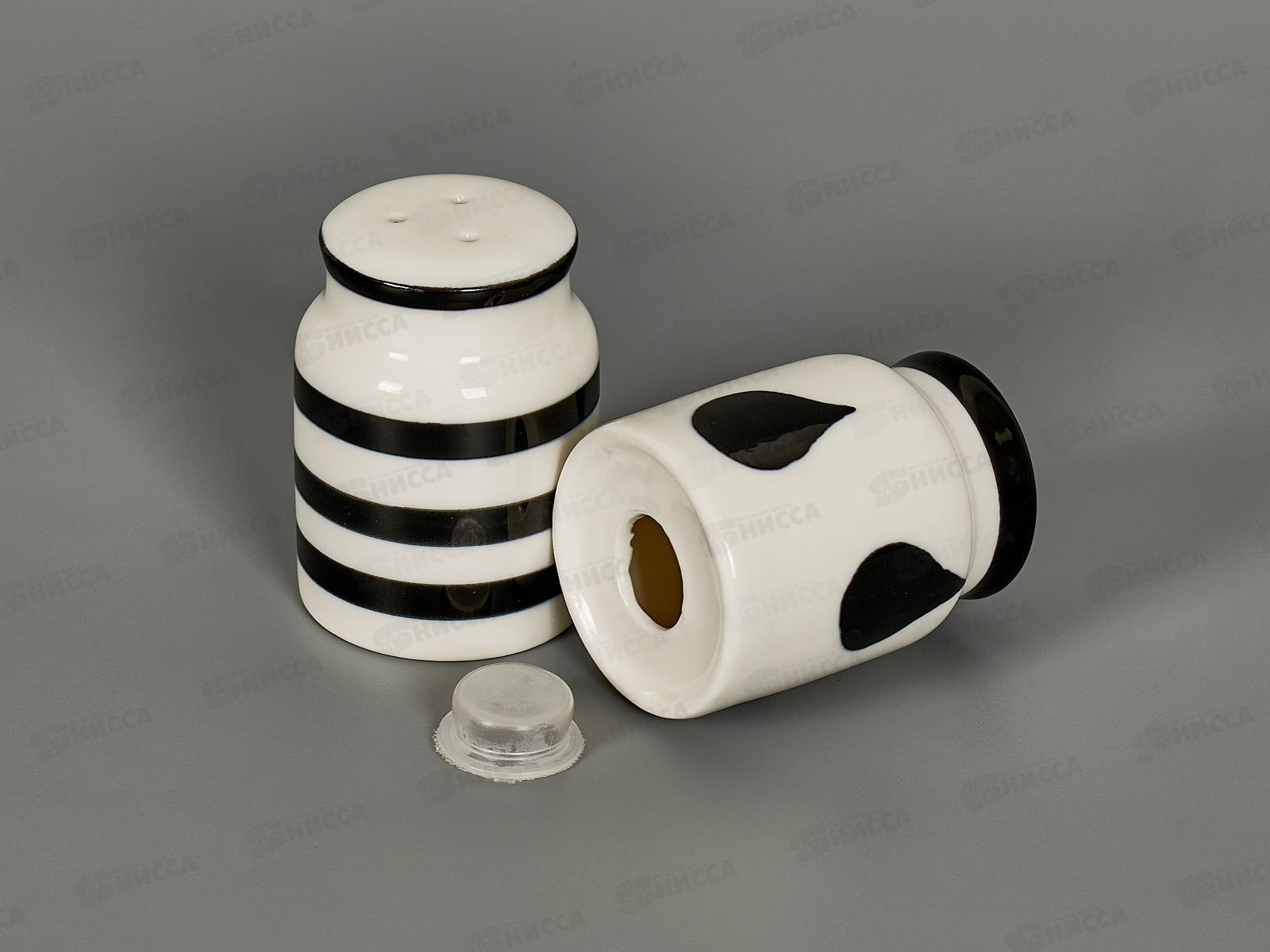 Набор Специи Bianco&Nero 16,5*16,5*18,5 2631097 *(без подставки)