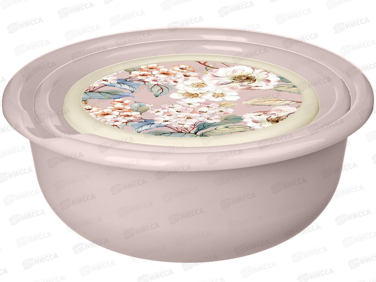 Миска 3шт Modena с крышкой с декором 221160427/06 *13