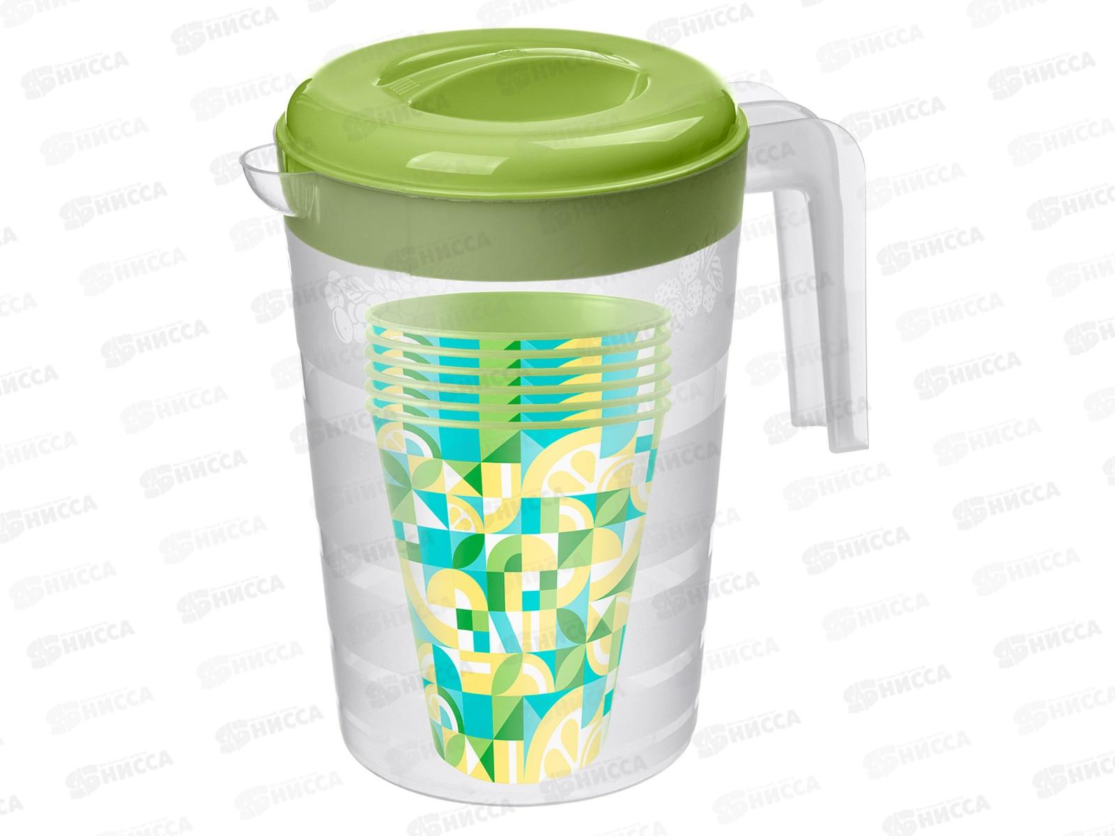 Набор для пикника 7предметов  Салатовый 221184020/04 *14