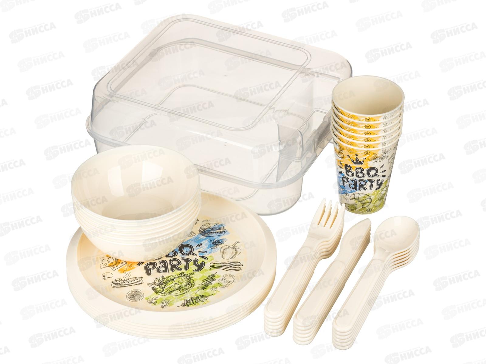 Набор для пикника (6 персон) 37предмета светло-бежевый 221137825/01