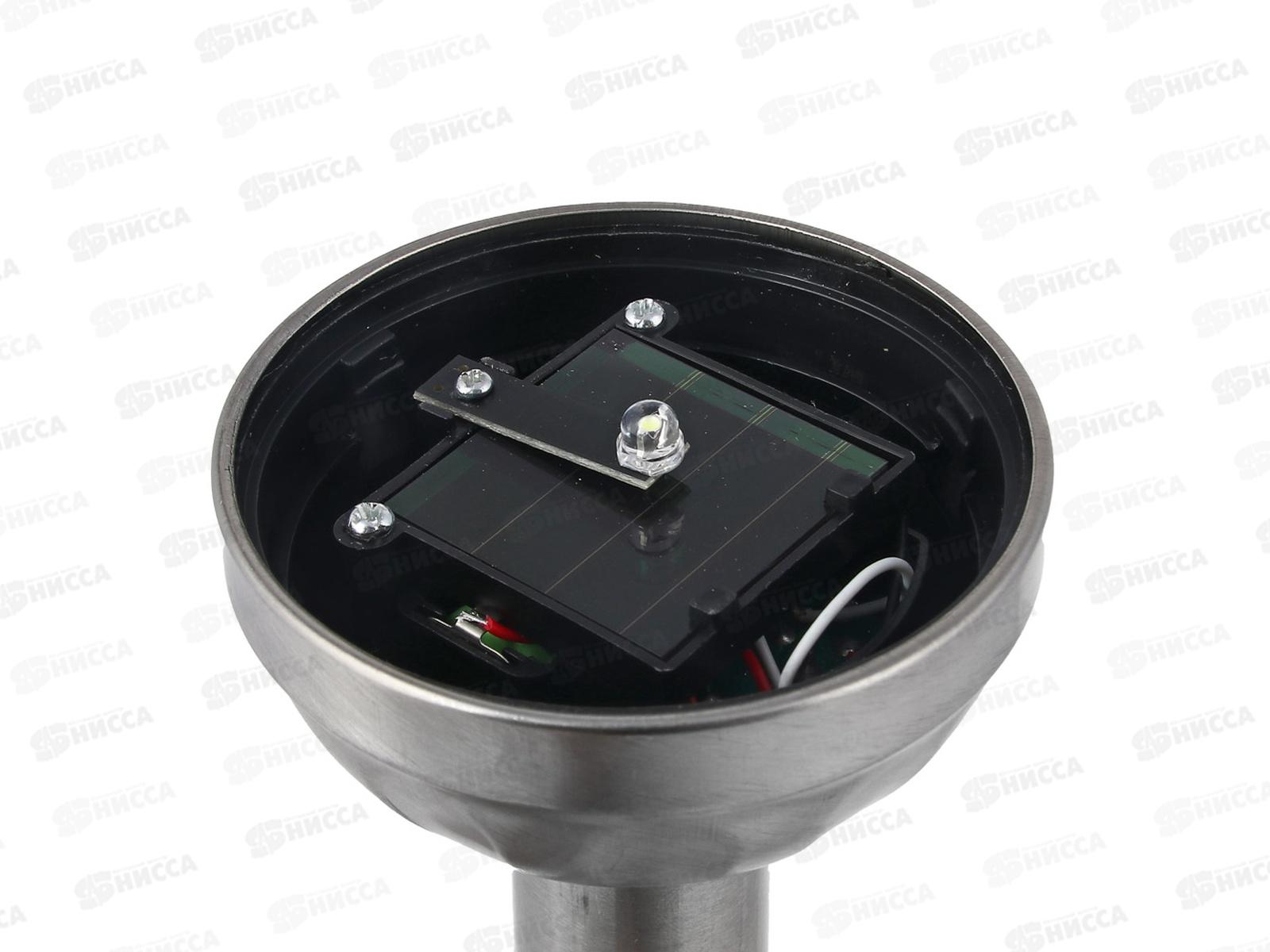 Фонарь садовый солнечная батарея пламя 8*42см 475-294 г