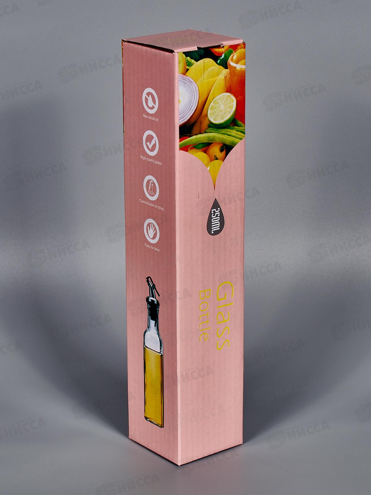 Бутылка для уксуса/масла/соуса 250мл стекло AST-006-Y-250F