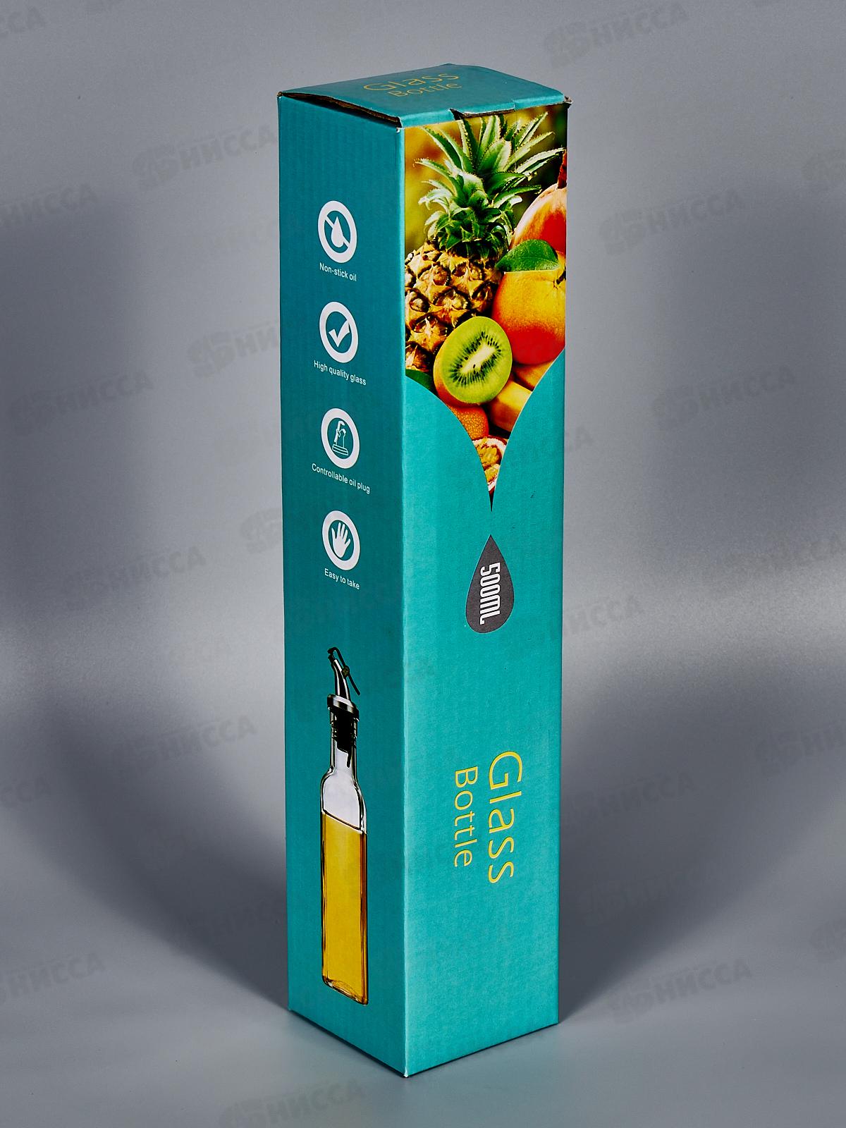 Бутылка для уксуса/масла/соуса 500мл стекло AST-006-Y-500F