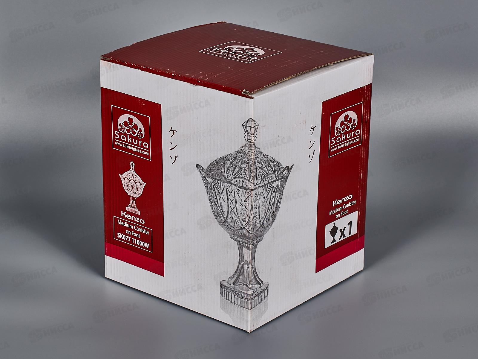 Конфетница KENZO на ножке, SK07711000W/341205