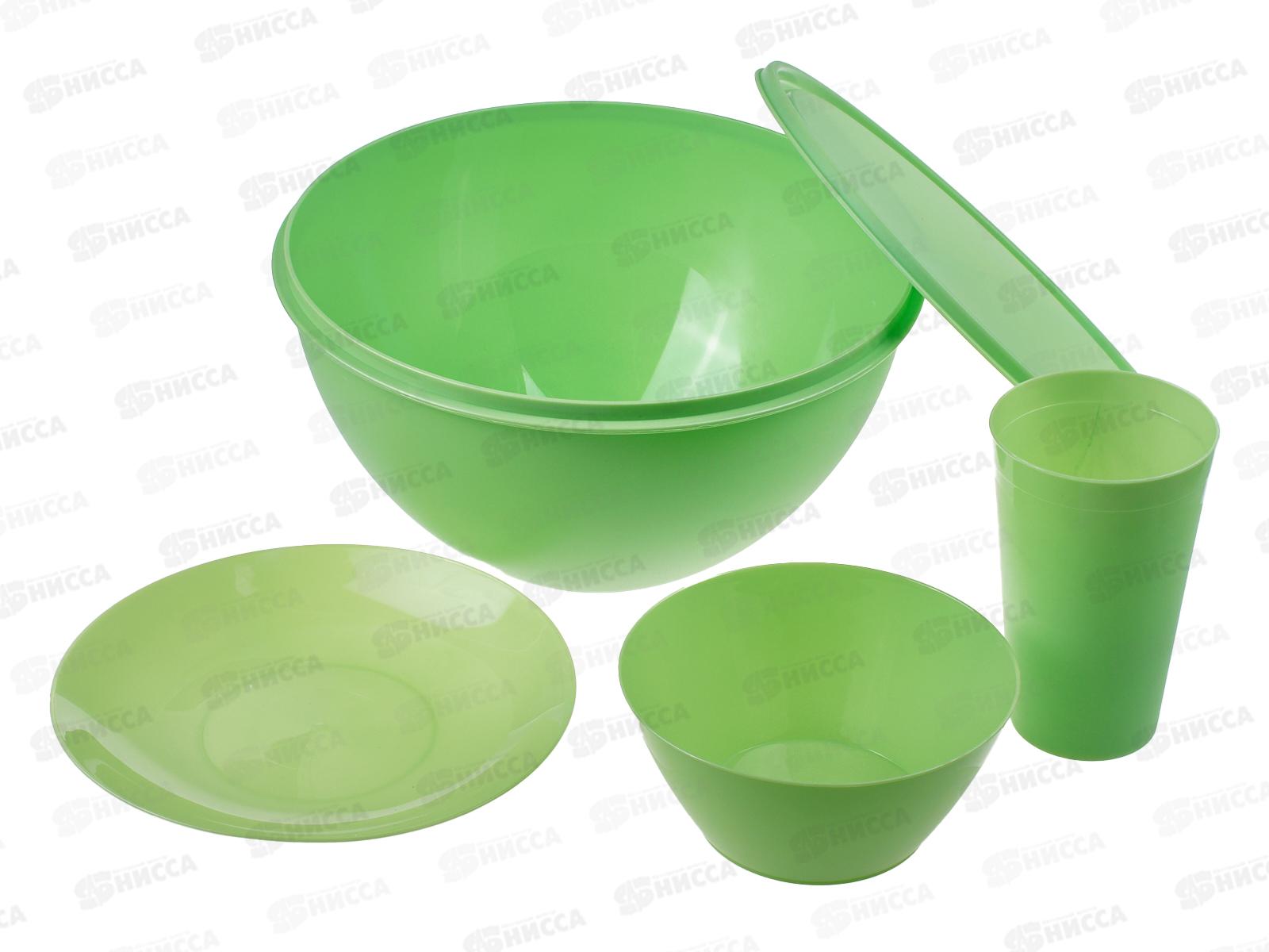 Набор для пикника в миске (4 персон) *12 (Ангора) А8650