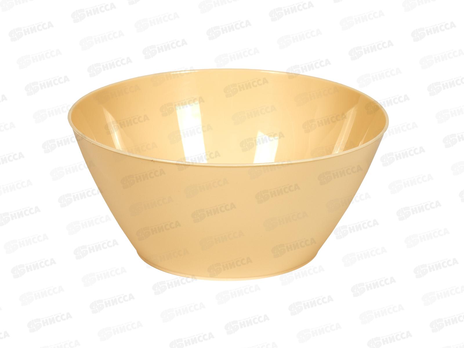 Набор мисок с цветными крыш 2+4л Салатник 0,6+2,5л крем (Ангора) *12