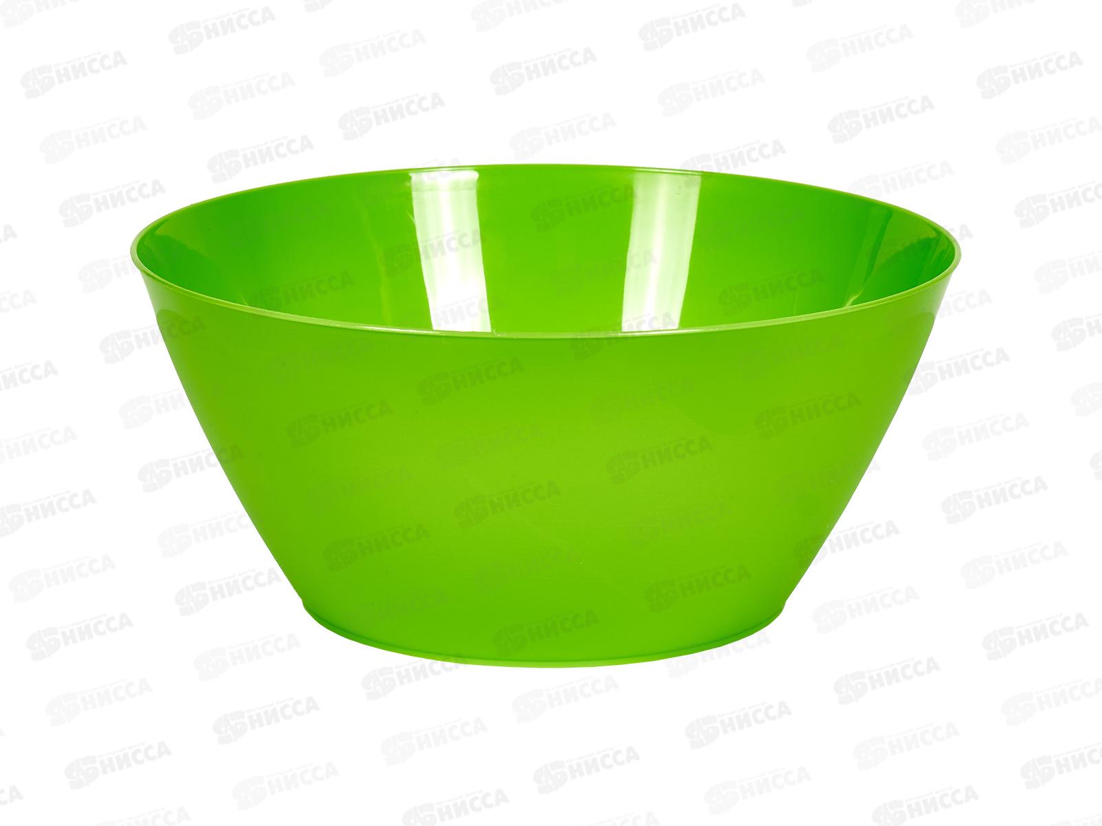 Набор мисок с цветными крыш 2+4л Салатник 2,5л салатовый (Ангора) *12