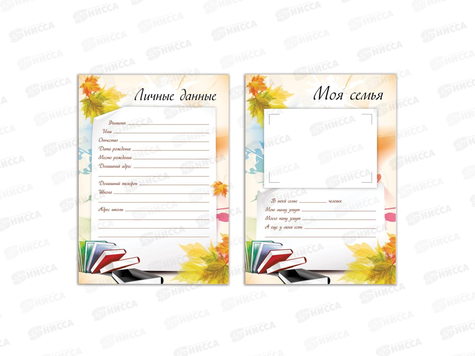 Листы-вкладыши для портфолио школьника BRAU,30разд,32л.,127550  *5/60