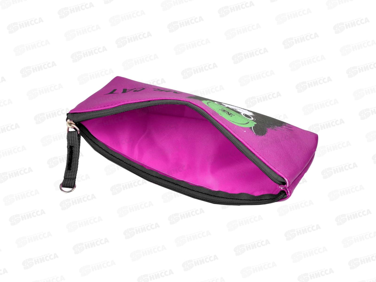 Пенал ФЕН Кот в кепке,20*7,5*2см.,62096*36