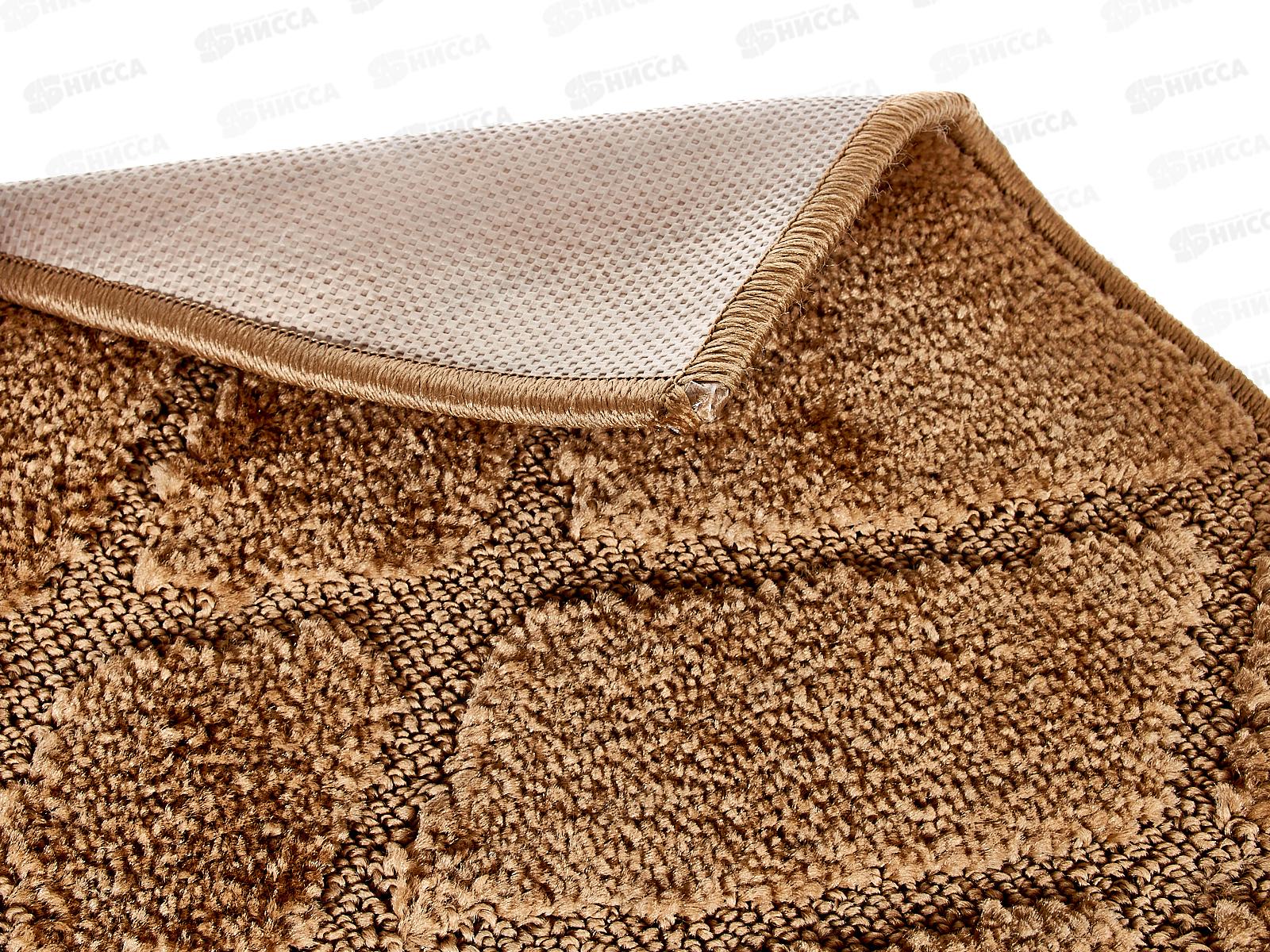 Коврик в ванную 80*160см CLASSIC коричневый 01СL-80160-BR *20