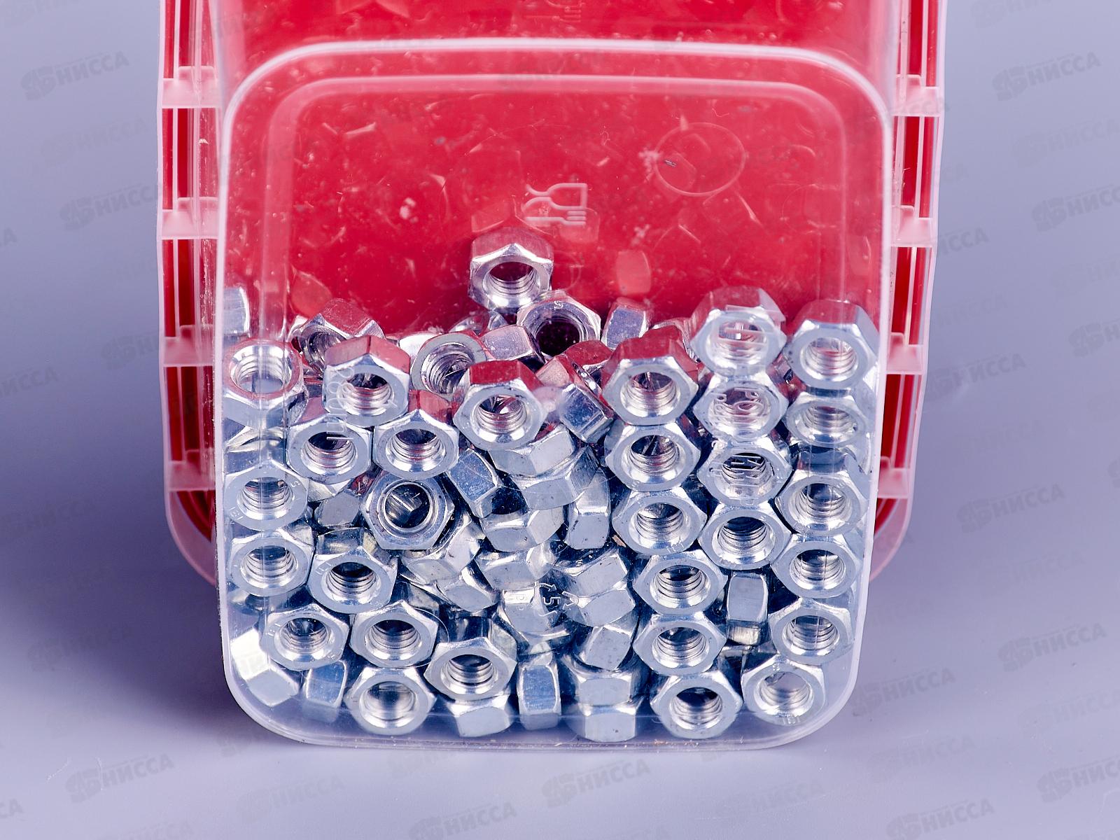 Гайка (DIN934) М6 (200шт) контейнер, Госкреп