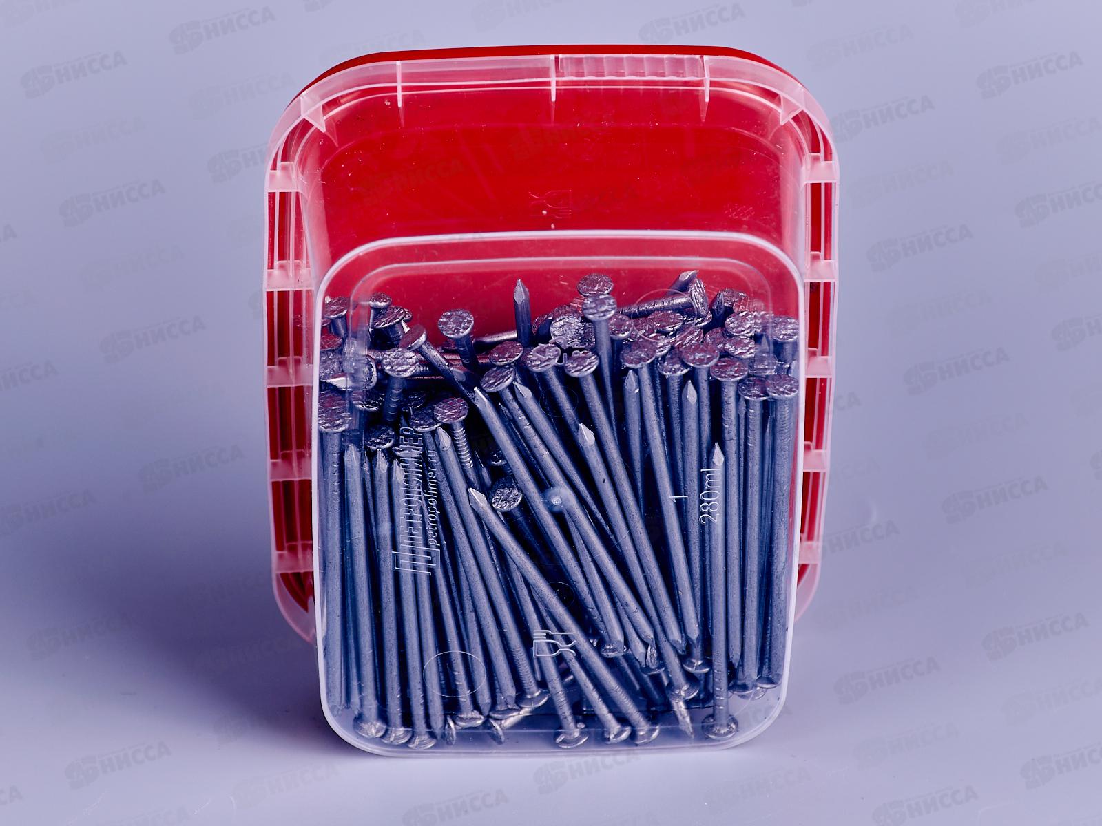 Гвоздь строительный 2,5х60 (0,4кг), контейнер ГОСКРЕП