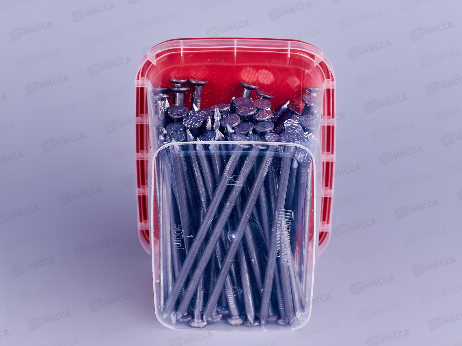 Гвоздь строительный 4,0х100 (0,8кг), контейнер ГОСКРЕП