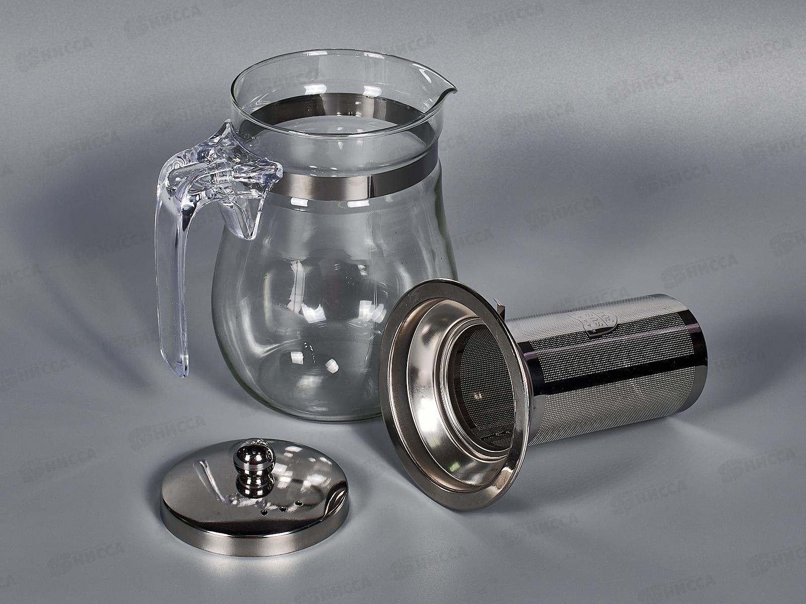 Чайник 1,0л заварочный мет/сито МС304 AST-006-C-1000Z *40