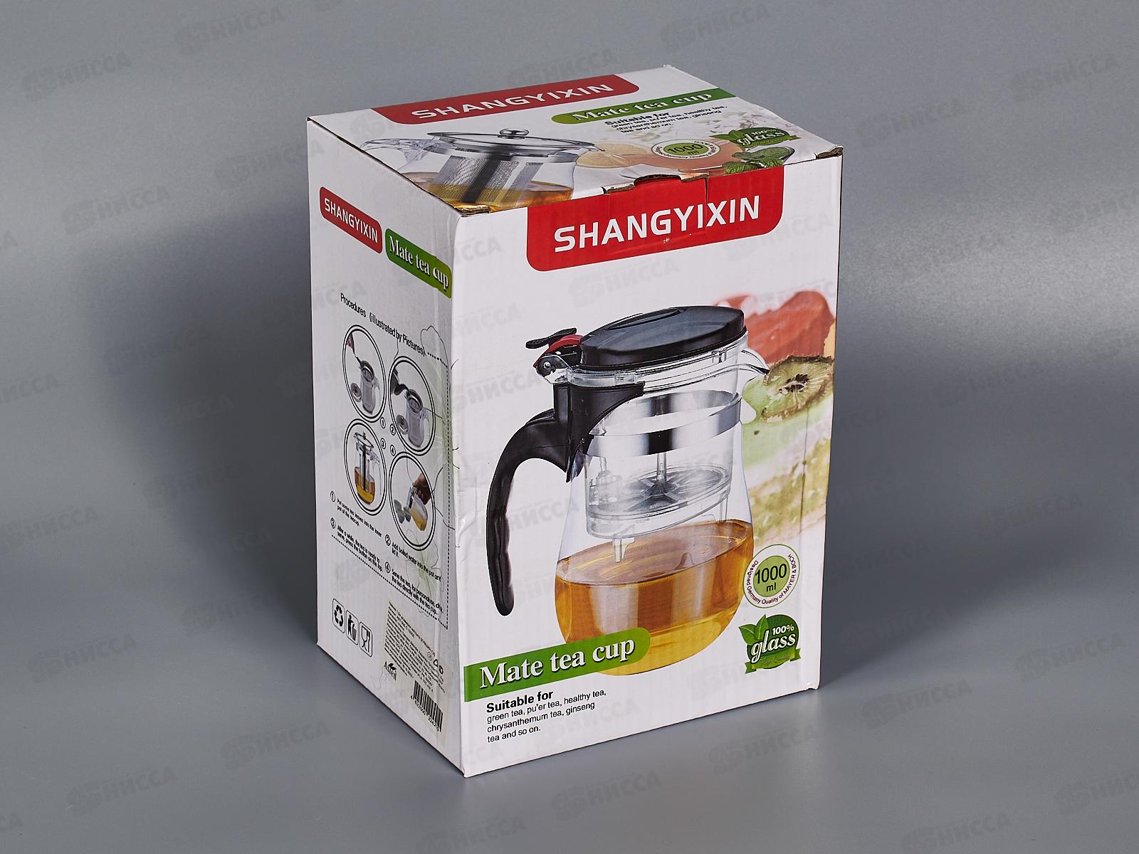 Чайник 1,0л заварочный мет/сито МС304 AST-006-C-1000Z *40