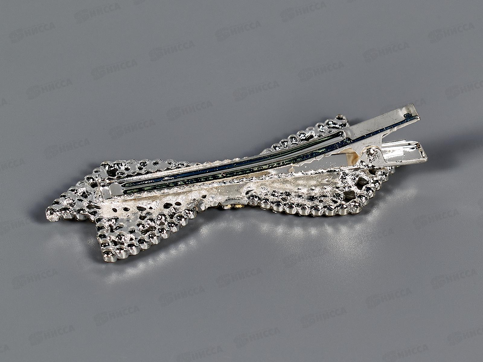 Заколка-зажим &quotУтка&quotжемчуг,стразы №523