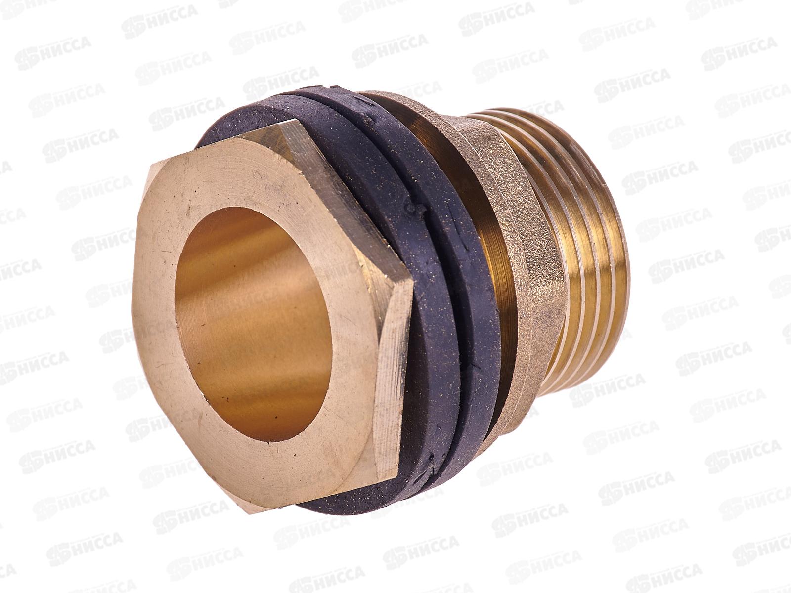 Врезка для бочки с контргайкой латунь 1&quot, 36334 PROFLINE