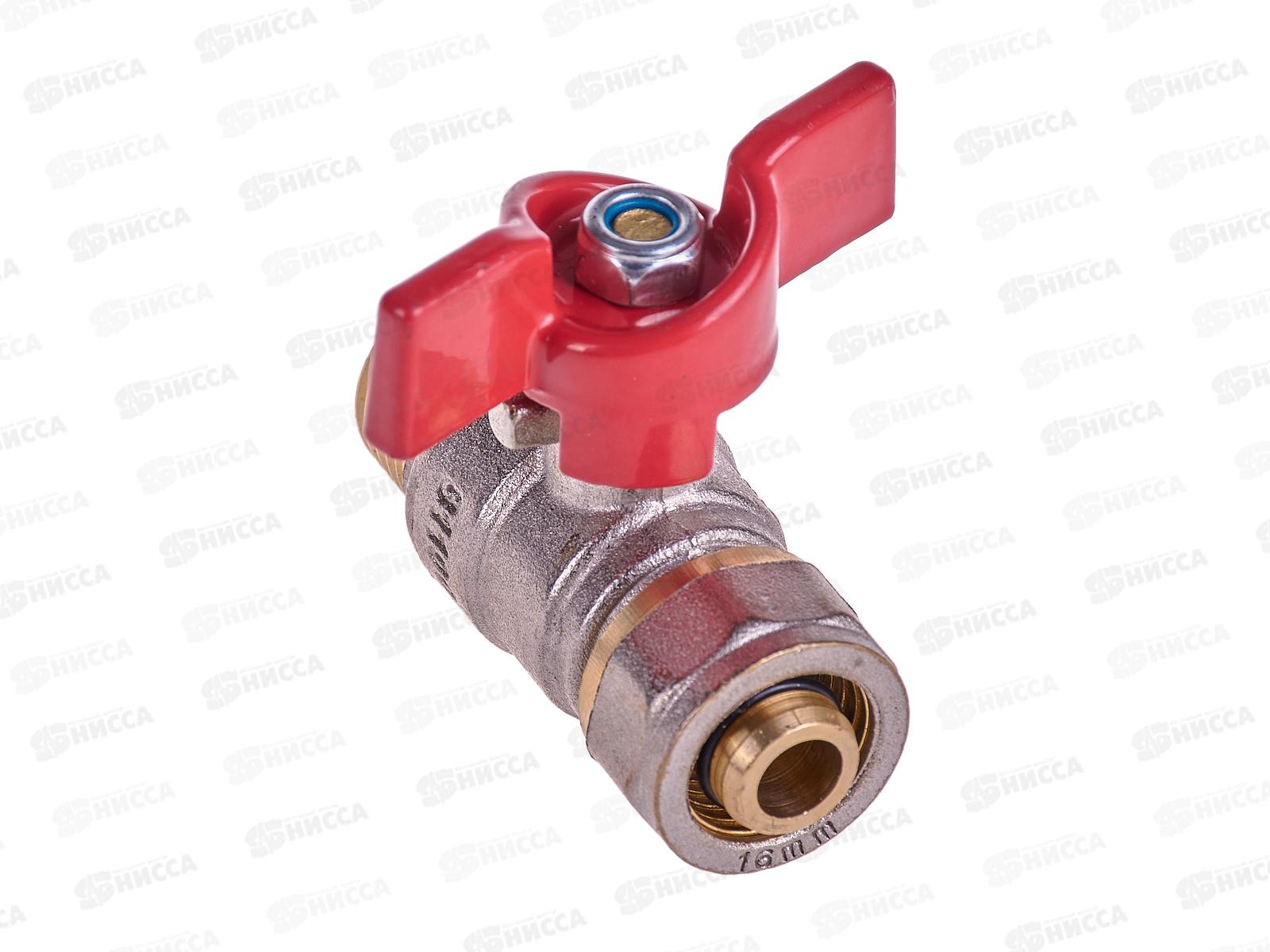 Кран шаровой для м/п труб цанга-штуцер 16х1/2, 36231 PROFLINE