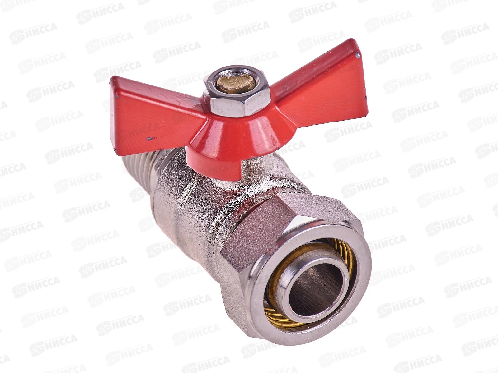 Кран шаровой для м/п труб цанга-штуцер 20х1/2, 36230 PROFLINE