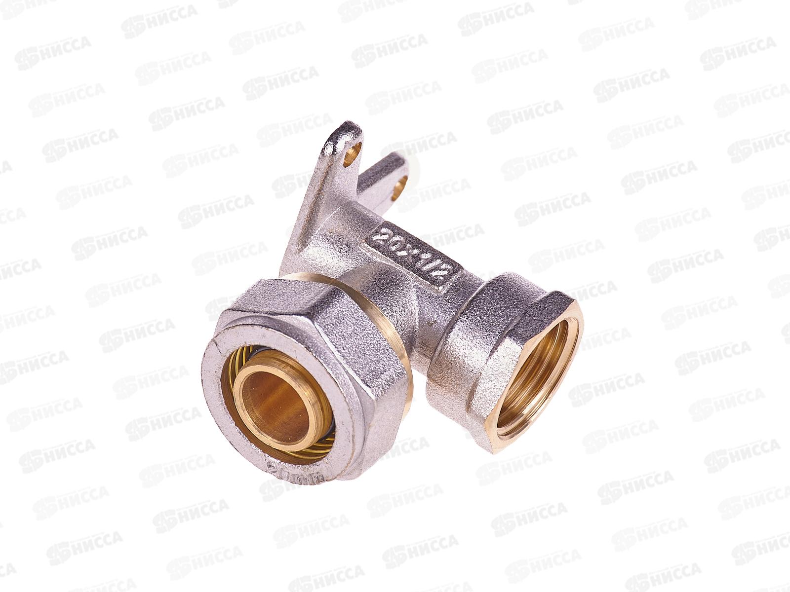 Угол 20*1/2 цанга-гайка с креплением, 36307 PROFLINE