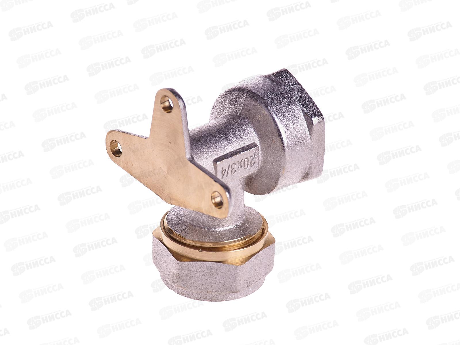 Угол 20*3/4 цанга-гайка с креплением, 36311 PROFLINE