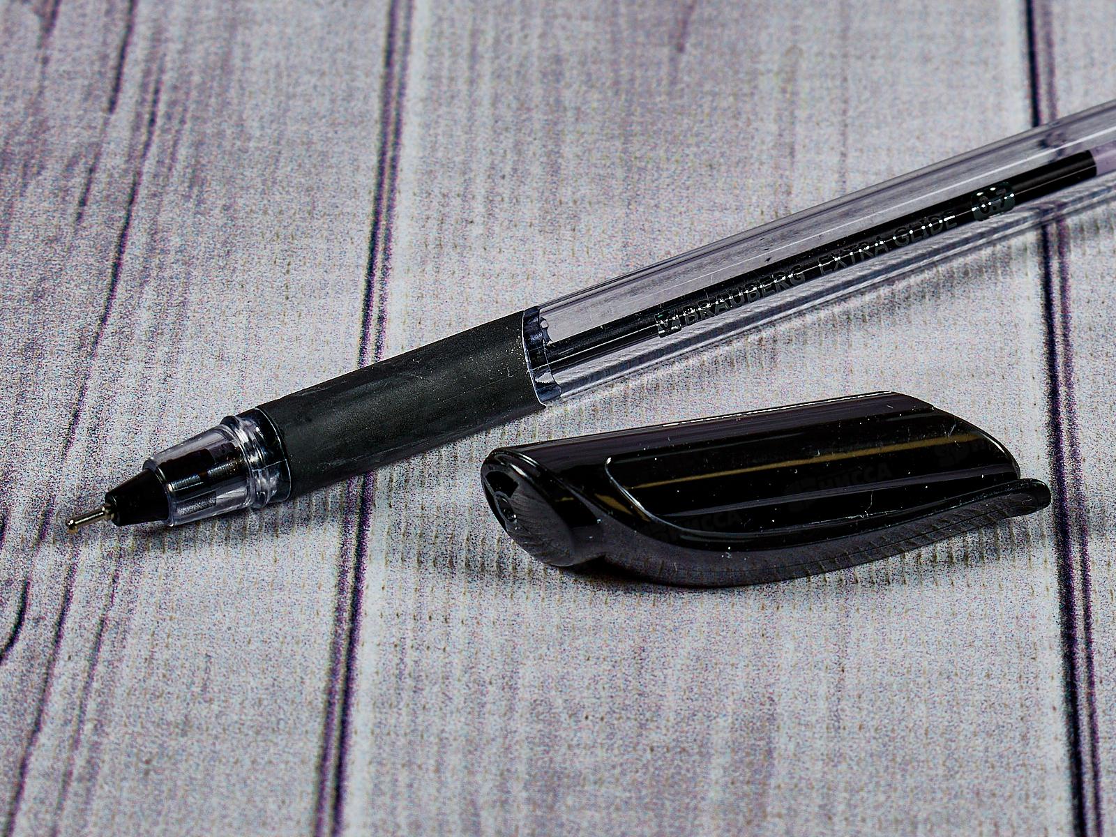 Ручка масляная  BRAUBERG-142919 Extra Glide черная *12/120/1200