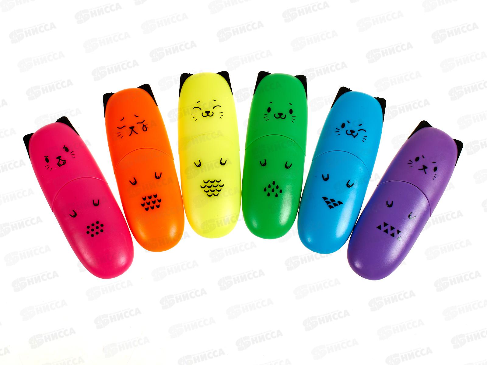 Маркеры  BRAUBERG текстовые 6 цветные,152435*12