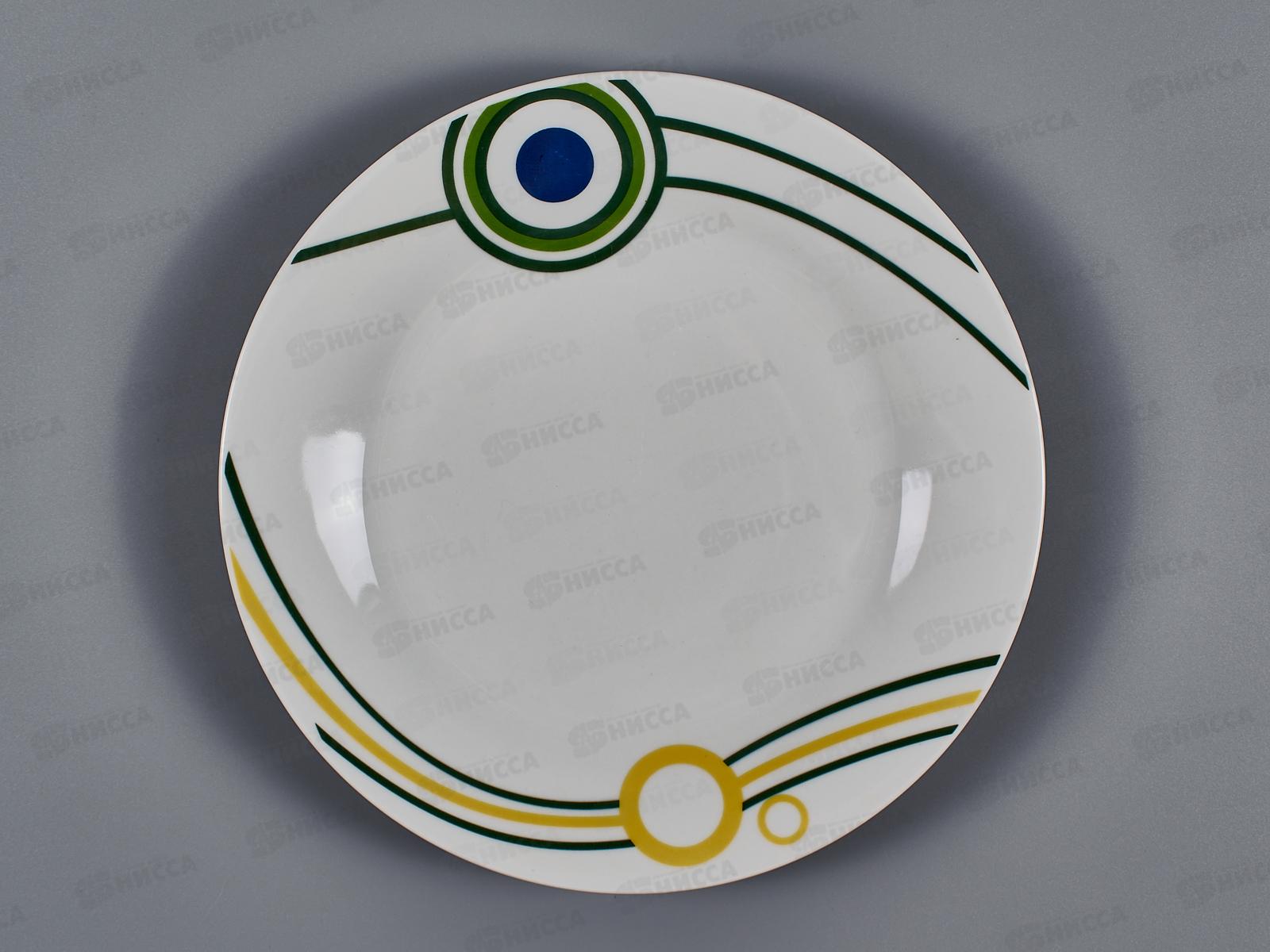 Тарелка плоская круглая d-22,5см (12/48) т9-19320 Северное Сияние