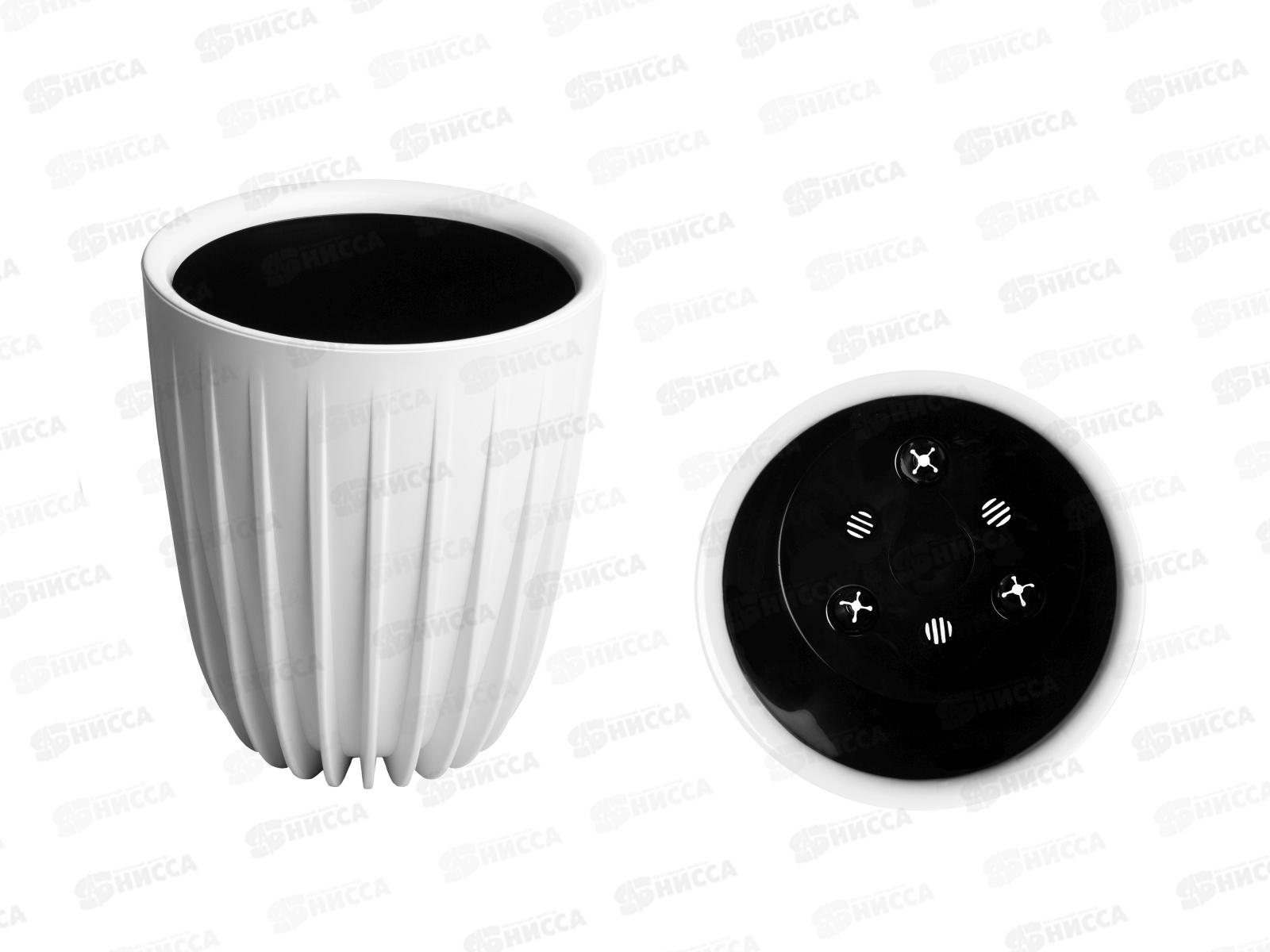 Горшок для цветов Сигма 10,2л Белый (с вкладкой) д.25, h30  *1