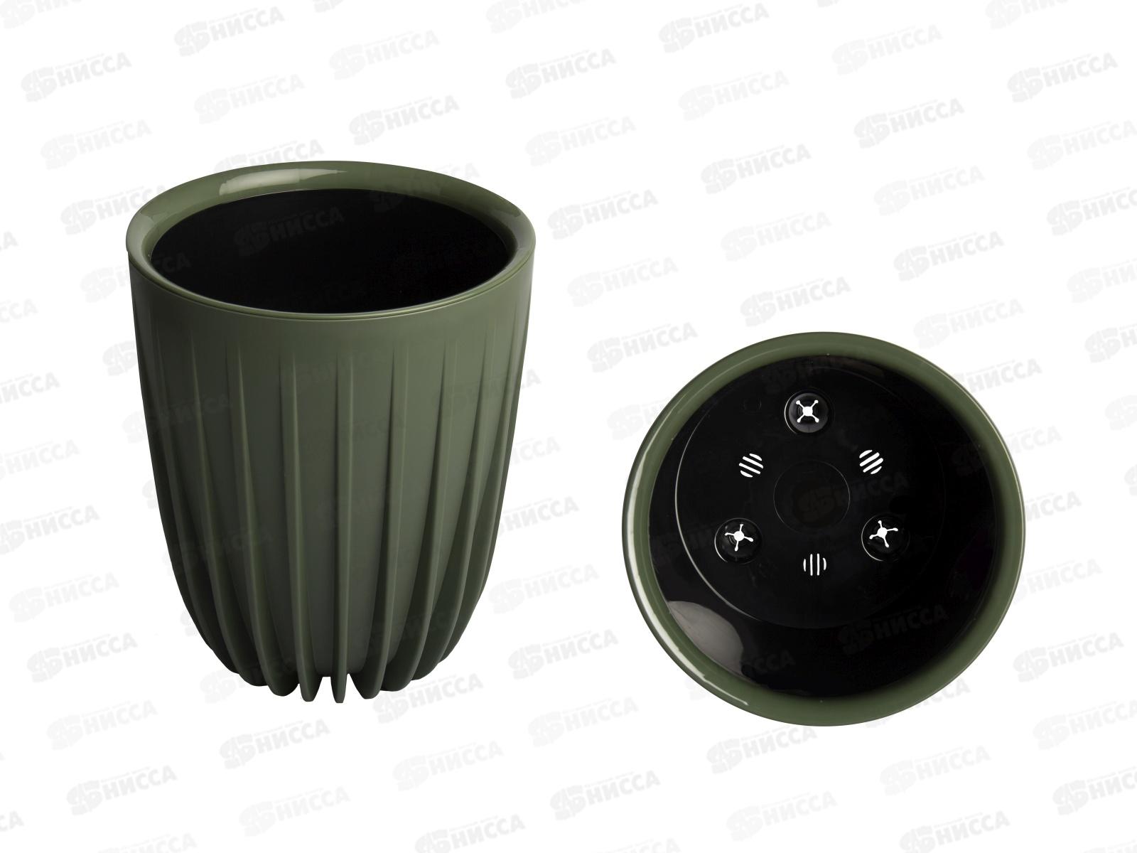 Горшок для цветов Сигма 10,2л Нефрит (с вкладкой) д.25, h30  *1